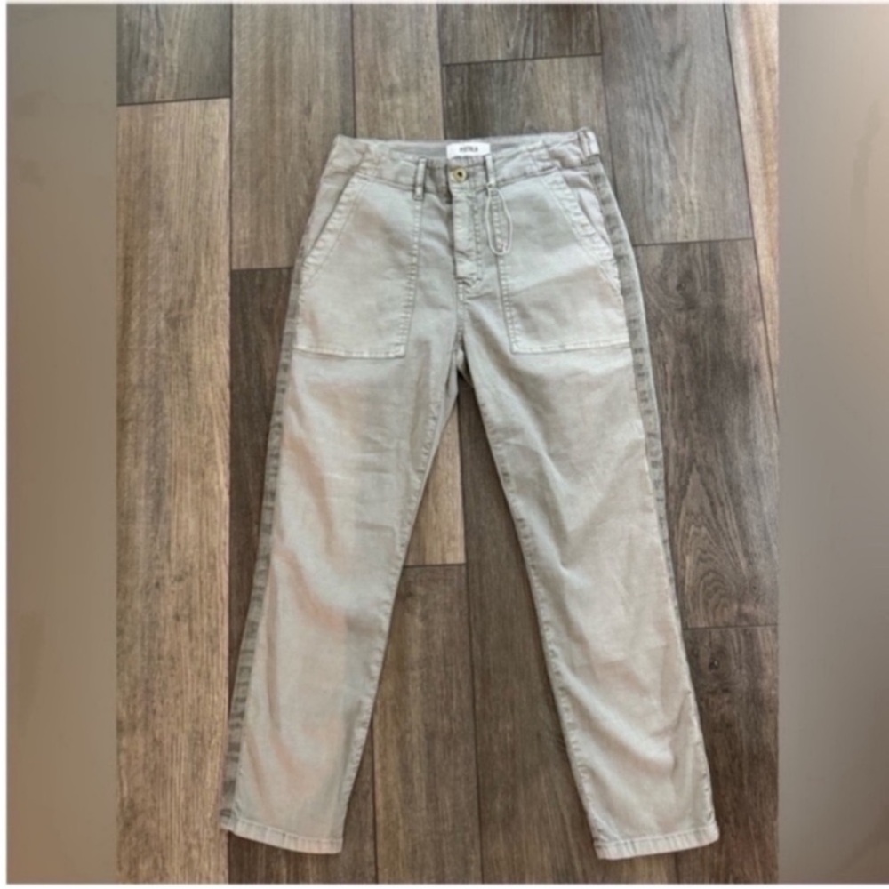 pistola Women’s Light Grey High Waisted Pockets in the Front Pants Size 27